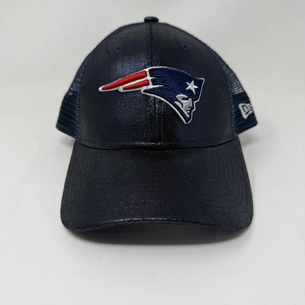 New England Patriots Hat Cap Snap Back Womens One Size Blue NFL Football New Era